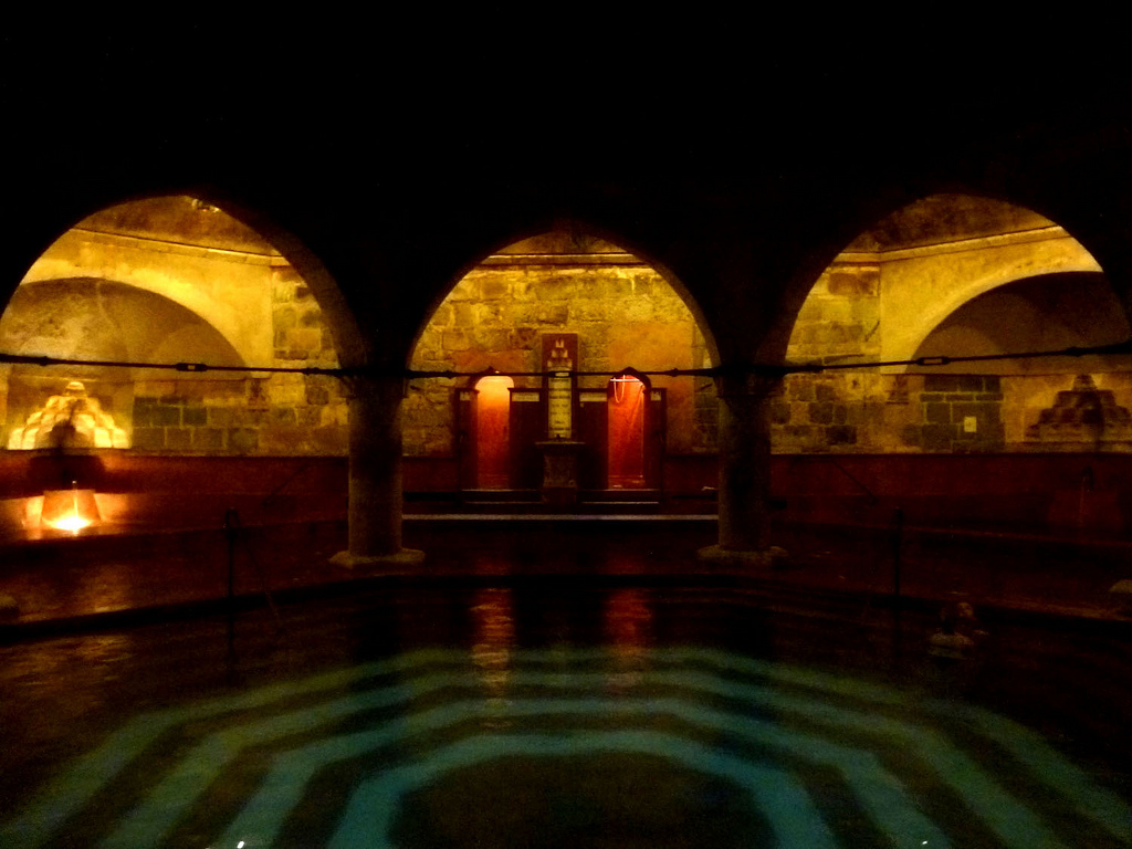 Den centrale pool i Rudas Spa